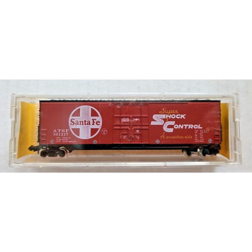 Roundhouse 8206 N Scale Santa Fe 50' Hi-Cube Single Door Box Car NIB U103-72